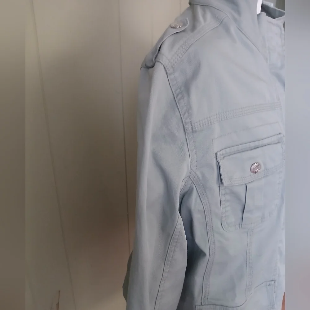Women's Kensie Lightweight Zip-Up Utility XL Desert Sage. NWT - Picture 5 of 8